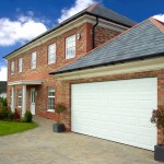 "Oxford" series Insulated Sectional door in White