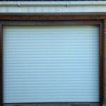 White roller door